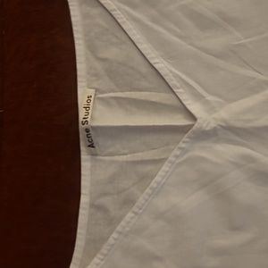 Acne T-shirt, white, size L, brand new